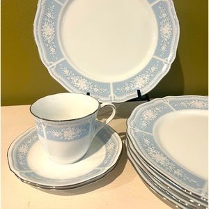 Noritake Western Tableware Lace Wood Gold